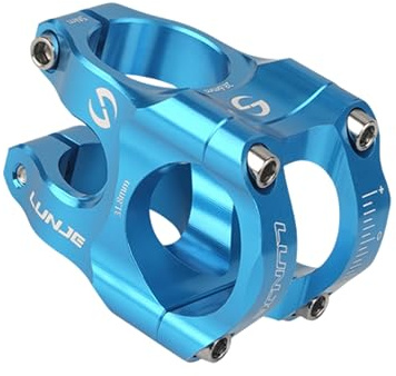 goucrro Fahrradvorbau 31,8 Vorbau 35 mm kurzer Lenker Vorbau Leichter Vorbau aus Aluminiumlegierung für die meisten Fahrräder, MTB-Rennräder