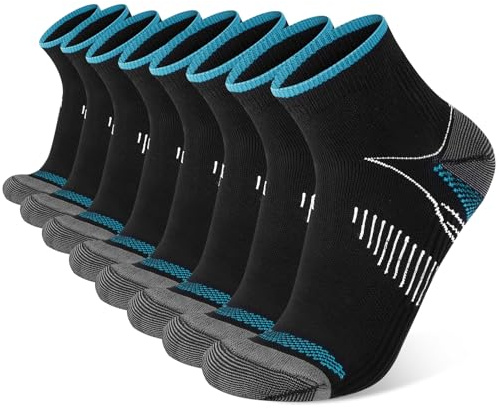 Fefod kompressionsstrumpor kvinnor män ankelstöd löpstrumpor, ventilerande plantar fasciitis-strumpor, kompressions sneakers strumpor, sportstrumpor lindring av fotvalvsmärtor
