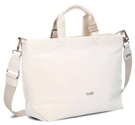 Zwei Damen Shopper NEO NE150 Handtasche 10 Liter, kleiner City-Shopper mit Kurzgriffen, Schultergurt verstellbar, Puffer-Design, Hauptfach mit Reißverschluss