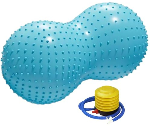 Balones De Gimnasio Ejercicio - 45x90 CM Equipo De Pilates Con Forma De Cacahuete | Pelota De Entrenamiento Relajante | Herramienta De Equilibrio Para El Hogar, Fitness, Niños, Oficina