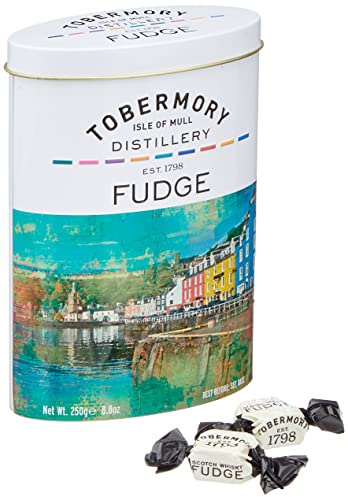 Gardiner´s of Scotland Tobermory Malt Whisky Fudge – 250g – Handgemachte, weiche Whisky-Karamell-Bonbons