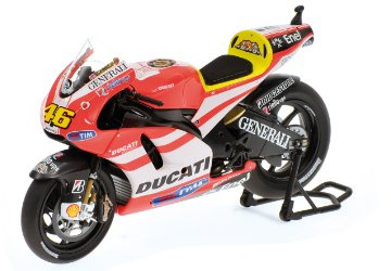 Minichamps 122110046 - Ducati Desmosedici di Valentino Rossi, Moto GP, Scala: 1:12