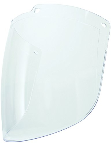 Honeywell UVEX by Honeywell S9550 Uvex Turboshield Clear Polycarbonate Replacement Visor and Clear Lens, Uncoated