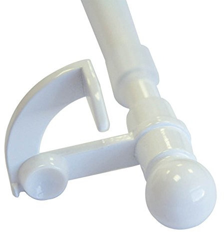Trim&Tram 5702/010 C9 Tringle Extensible Fenêtre Blanc 40 à 60 cm