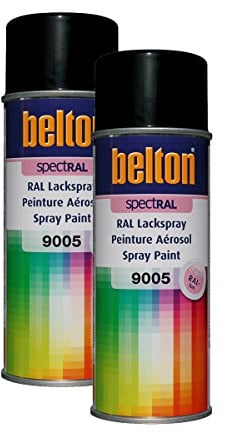 Kwasny 2X 324 187 Belton Spectral Lackspray RAL 9005 tiefschwarz Hochglanz 400ml