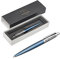 Parker Kugelschreiber Jotter C.C, Edelstahl, farbig, inkl. Laser-Gravur (Waterloo Blue)