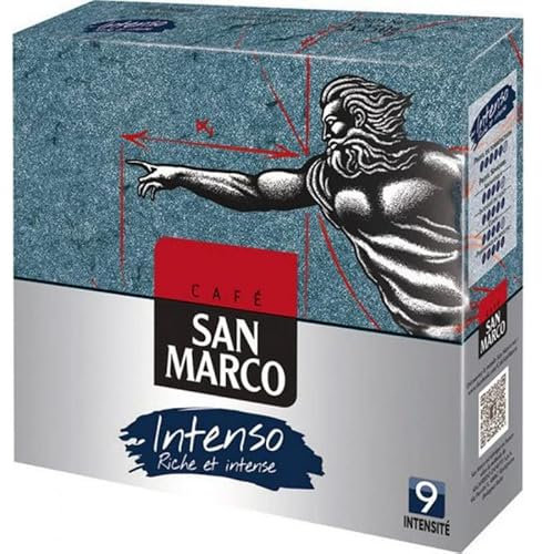 San Marco Café moulu Intenso, intensité 9 - La boite de 2x250g