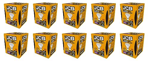10 X JCB 3w = 35w LED GU10 3000k 3w 35w 100deg Warm White [Energy Class A+]