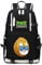 WANHONGYUE Plants vs. Zombies Game Backpack Student Schoolbag Laptop Book Bag Casual Dayback Black-6