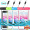 Wasserdichte Handytasche, große wasserdichte Handy-Schutzhülle für iPhone 12 11 Pro Max, X, XS Max, 8, 7, Galaxy S21 S20 S10+ S9+ S8+, weiche TPU-Tasche für alle Home-Buttons (TPU-Frei-Farben)
