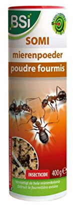 BSI - Anti-Fourmis - Somi - Poudre - Efficace A l'Extérieur Ou Aux Abords De La Maison - Détruit Une Et Plusieurs Fourmières - Effet Immédiat - Longue Durée - 400g, Blanc