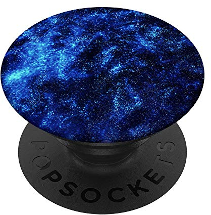 PopSockets Blaue Galaxie PopSockets PopGrip: Ausziehbarer Sockel und Griff für Handys/Tablets mit Tauschbarem Top