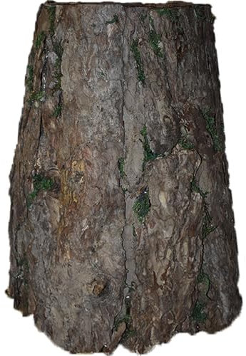 Copri base tronco supporto piede per albero di natale artificiale in legno VERO realistico (Tronco grande)