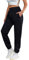 heekpek Jogginghose Damen Baumwolle Wärme Sporthose Damen Lang Sweatpants Lässige Lose Dick Freizeithose Damen Warme Hose für Winter, Schwarz, L