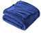 FARFALLAROSSA Coperta Plaid Pile, Coperta Letto Singolo/Matrimoniale 160 x 210 cm Flanella, Coperta Divano Grande Caldo Morbida - Blu 2