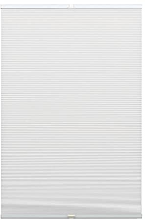 GARDINIA Wabenplissee Concept Thermo-Abdunklung, Blick-und lichtundurchlässiges Faltrollo, Alle Montage-Teile inklusive, EASYFIX Plissee verspannt mit Zwei Bedienschienen, Weiß, 60 x 130 cm (BxH)