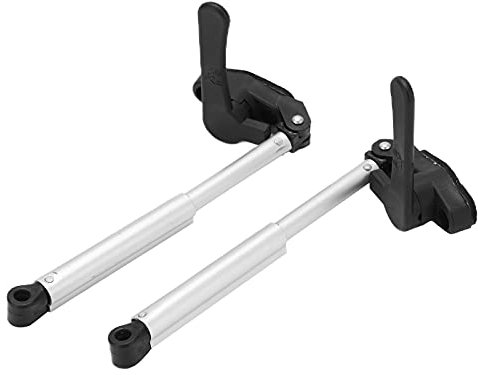 KIMISS Resorte de amortiguador de gas, 2 uds. De 230 mm, varilla de soporte para ventana RV, barra telescópica de aleación de aluminio, resistencia a la oxidación, elevador para caravana yate