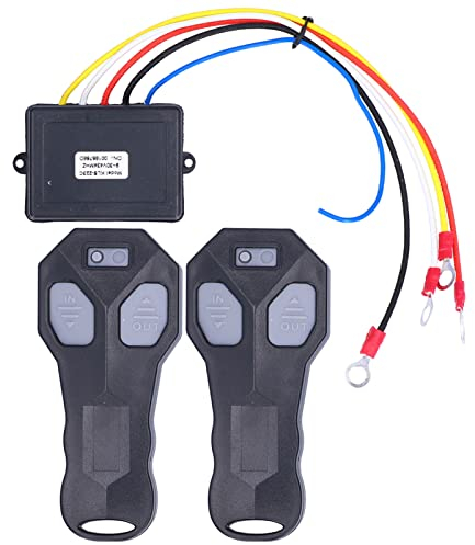 Telecomando Verricello senza Fili, 2 Pezzi 434MHz Telecomando Verricello senza Fili 12V di Ricambio Elettrico per Camion Universale
