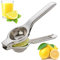 BULZAIN Kitchen Lemon Squeezer Stainless Steel and Premium Quality Heavy Duty Solid Metal Squeezer - Manual Citrus Press Juicer and Lime Squeezer Stainless Steel