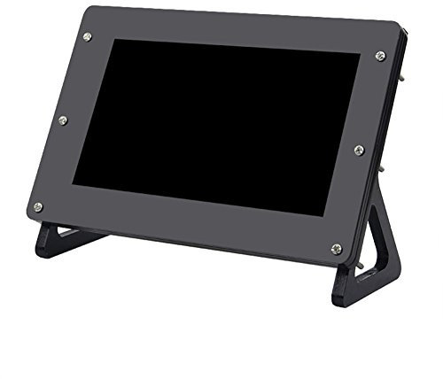 ciciglow 7 Inch Screen Acrylic Shell, 7 Inch Monitor Touch Screen Acrylic Protective Case Shell with Stand Holder for 7 Display Screen