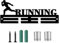 CREATCIN Acryl-Medaillenhalter Sport Laufen Athlet Medaillen-Aufhänger Ständer Wandhalterung Aufhänger Zum Aufhängen Für Heimzeichen 2 Linie Medaillengewinner Fußball Gymnastik Über 20 Medaillen