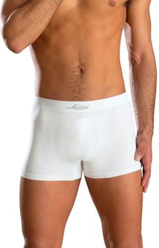 Liabel 6 Boxer Uomo Microfibra Senza Cuciture Mutande Uomo Aderenti Made in Italy con Elastico No Stress