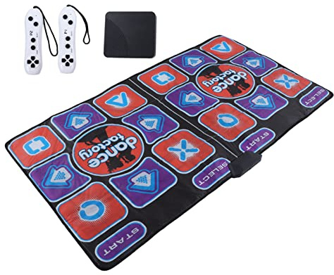 Wakects Elektronische Tanzmatte for Kids,Girls Music Dance Play Mat with USB und Fernbedienung,Wireless Double Dance Mats Music Game for Kids Boys Girls Adults