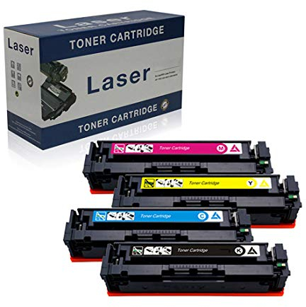 Ineecink Kompatible Tonerkartusche Als Ersatz Für HP 415A W2030A W2031A W2032A W2033A 415X Zur Verwendung Mit HP Laser Pro MFP M454DN M454DW M479DW M479FDN M479FDW Drucker,4 Colors