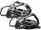 BV Fahrradpedale Shimano SPD kompatibel 9/16 Zoll mit Zehenclips – Peloton-Pedale für normale Schuhe – Zehenkäfige für Peloton-Fahrrad – Heimtrainer Pedale