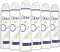 Dove Deodorant Spray 0% Original, ohne Alkohol und Aluminiumsalze, mit feuchtigkeitsspendender und sanfter Formel, trockene Haut bis zu 48 Stunden, Deodorant für Damen und Herren, 6 Stück à 150 ml