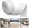 WAVATA Plinthe souple autocollante - 12 m - En PVC - 16 mm x 16 mm - Plinthes autocollantes - Plinthe flexible - Pour cuisine et salle de bain - Blanc