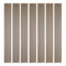 Lot de 2 Panneaux tasseaux bois 250 x 30 x 2 cm - décor chêne clair fond noir - 1,5m²