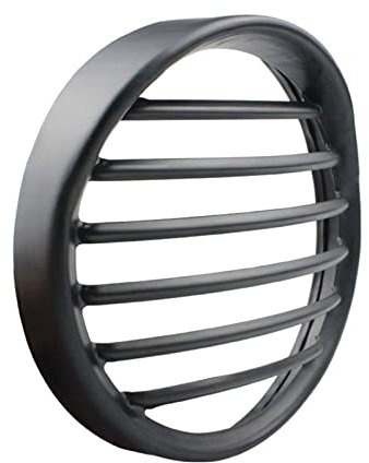 SAFATBZ Motorrad Scheinwerfergrill Scheinwerfer Schutz 5,5 Motorrad Vorne Hinten Scheinwerfer Schutzabdeckung Schutzgitter Vintage Scheinwerferschutz Retro Grill Licht Lampenabdeckung(1)