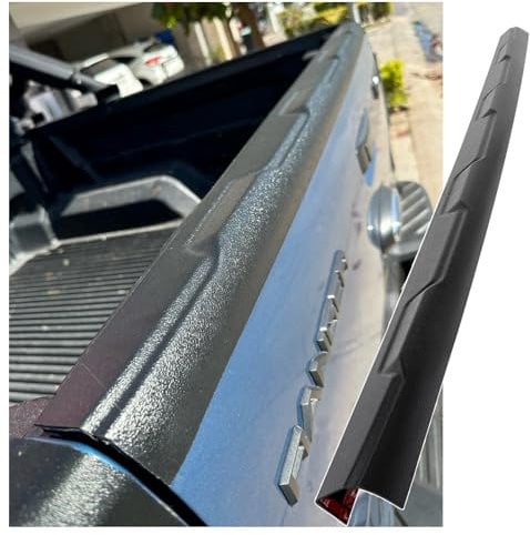 JHCHAN Heckklappenschutz Ladekantenschutz Abdeckung für Ford Ranger Wildtrak 2012-2022 Raptor Limited XL XLT T6 T7 T8 MK1 MK2 MK3