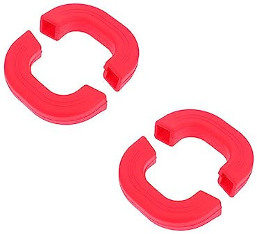 MAGICLULU 4 Pièces Cache-oreilles En Silicone Porte-casserole Couvercles De Poignée De Poêle Chaude Supports De Poignée De Casserole Supports De Poignée De Pot Rouge Gel De Silice