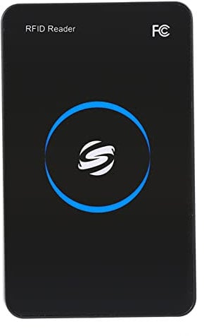 RFID Reader USB13.56MHz, Kartenlesegerät Personalausweis RFID IC Lesegerät Berührungslose Kartenleser mit LED-Anzeige Piep, für Parkverwaltungssystem Zugriffscontroller