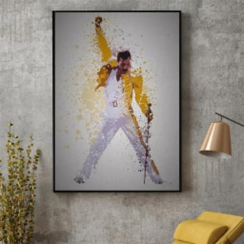 RDRDtbtr Bohemian Rhapsody Wand Bilder Leinwandgemälde Abstrakte dekorative Poster und Kunstdrucke Wandbilder Wohnzimmer Inneneinrichtung 50x70cm Ungerahmt