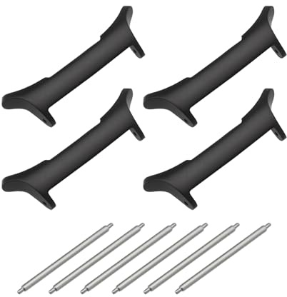 Create idea Uhrenarmband-Anschluss-Adapter, kompatibel mit Samsung Galaxy Watch Ultra 47 mm, für 22 mm Schnellverschluss-Armbänder mit Federstange, 4 Stück