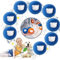 Acchiappa Peli per Lavatrice, Cattura Peli Lavatrice, Riutilizzabile Palline per Lavatrice Cattura Peli, Raccogli Peli Animali Lavatrice, Per Cani,Gatti,Abbigliamento,Peluche in Lavatrice (Blu)