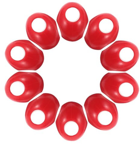 BESTonZON 10pcs Boys and Girls Climbing Net Rope Buckles Plastic Buckles for Gym Playground Safety Handles Tractor Roped Climbing Wall Accessories