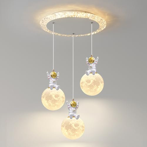 Jadssox Lampada a Sospensione per Sala da Pranzo Lampada a Sospensione a LED dimmerabile per la Stanza dei Bambini, Lampada a Sospensione Moderna a Forma di Simpatici Animali da 36 W, luci sospese