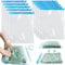 AOOWU Vakuumbeutel Reise zum Rollen, 10 STK (40 x 60 cm) Dicht Vacuum Bags, Travel Vakuumbeutel für Kleidung, Wiederverwendbar Vakuumierbeutel zum Rollen für Reisen & Rucksack