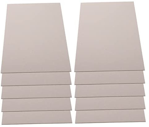 Housoutil 10pcs Cardboard Poster Board Easel Corrugated Thick Board for Making Items Large Chipboard Chip Board for Crafting Scrap Classroom Accessories Paper Light