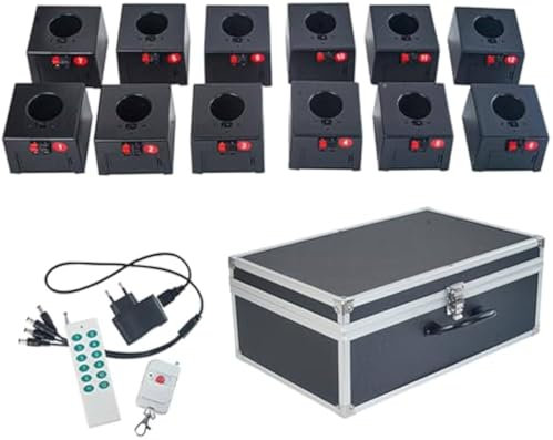 Sis-tema Di Accensione Dei Fuochi D'artificio Della Fontana, Telecomando Senza Fili,Stadio Freddo Pyro Party, Macchina Pirotecnica, Ricevitore per Matrimoni, Canale Di Scintilla,12pcs