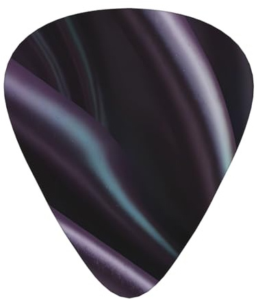 Technology Background Prints Gitarrenplektren - 12-teiliges Set mit 3 verschiedenen Stärken, geeignet für elektrische und akustische Gitarren