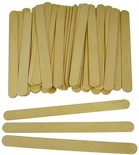 Major Brushes Plain Craft Lollipop Sticks - Pack of 1000