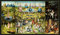 1art1 Hieronymus Bosch Poster Der Garten Der Lüste, 1500 Kunstdruck Bild 120x70 cm