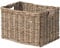 Basil Fahrradkorb Dorset M Nature Grey 35 x 24 x 24 cm