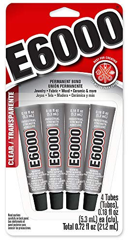 Eclectic E6000 Multipurpose Adhesive 4/Pkg-.18oz Clear