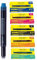 ONLINE 25x kompatible LAMY Patronen bunt, auch für Pelikan, Stabilo etc., Universal Tintenpatronen, Füller Patronen, Vorteilspack Kombi Patrone, mehrfarbige Ersatz-Patronen Füllhalter